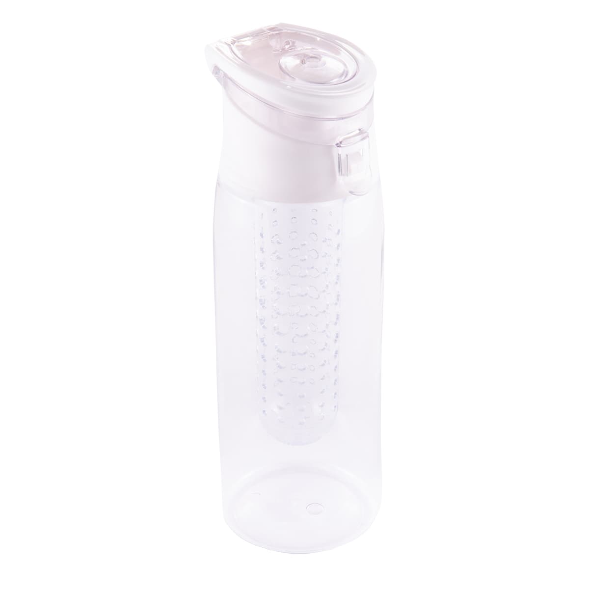 Bidon Mint 700 ml, biały/transparentny