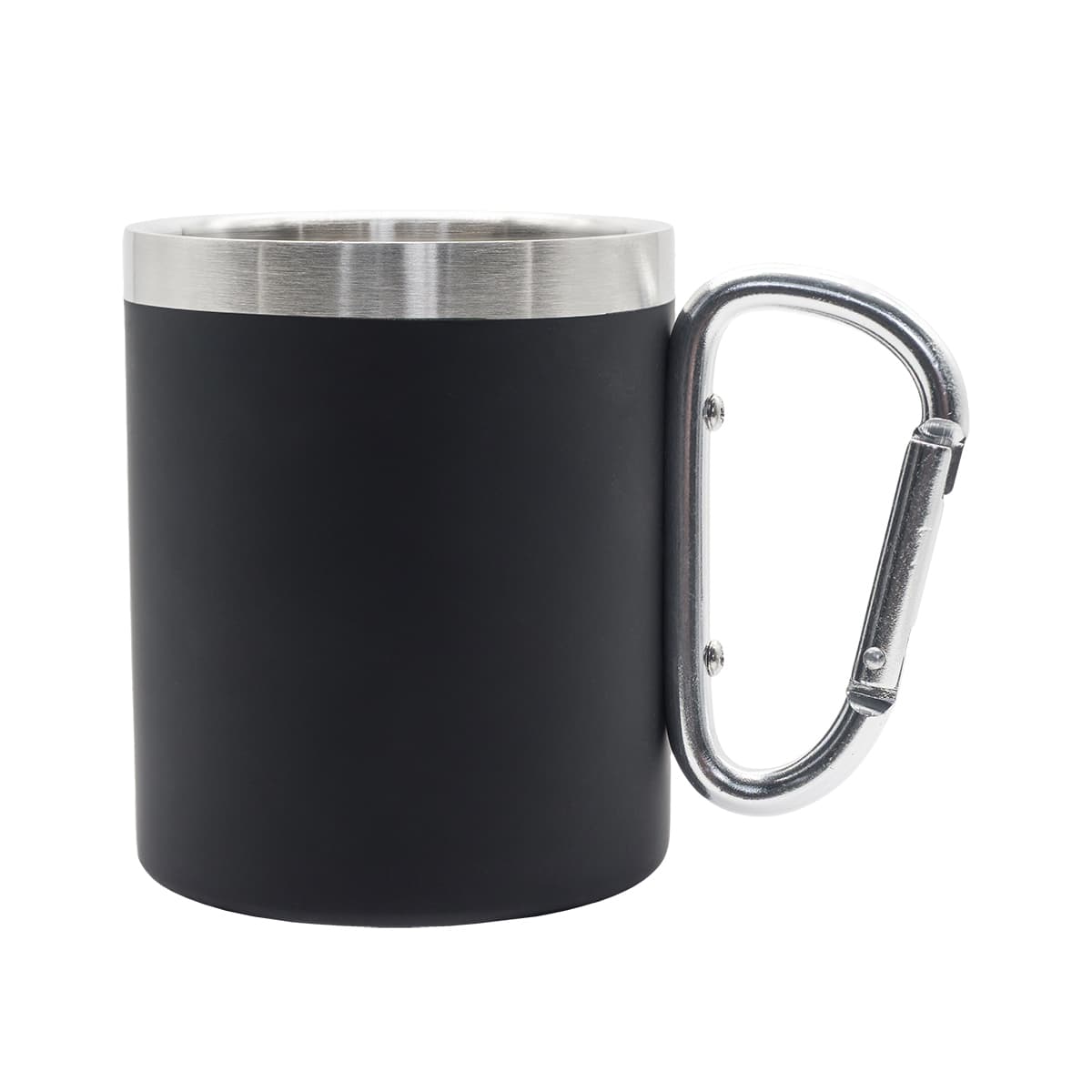 Kubek stalowy Magaro 300 ml, czarny