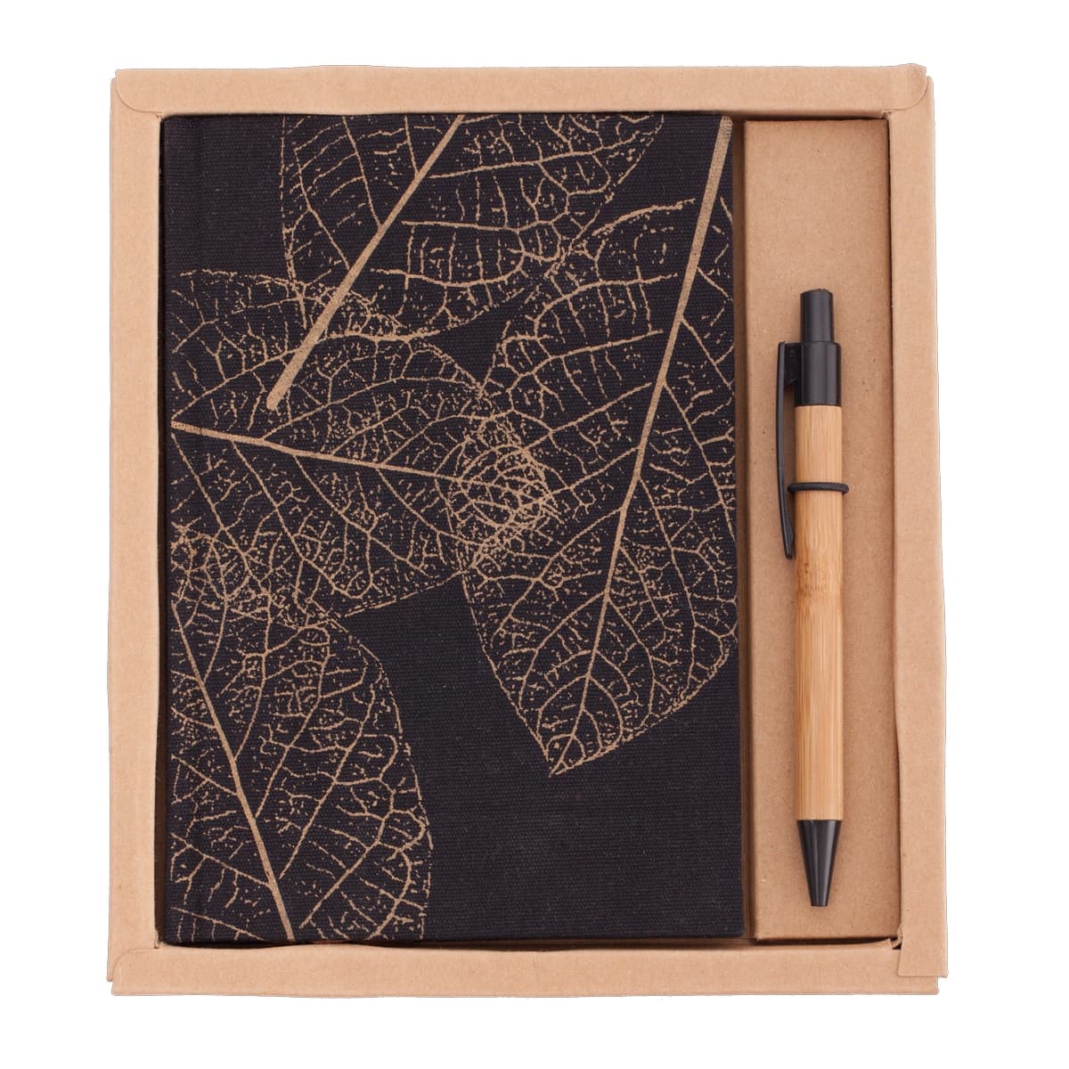 Zestaw Porto - notes z długopisem, brązowy