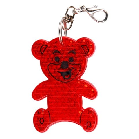Brelok Teddy, czerwony