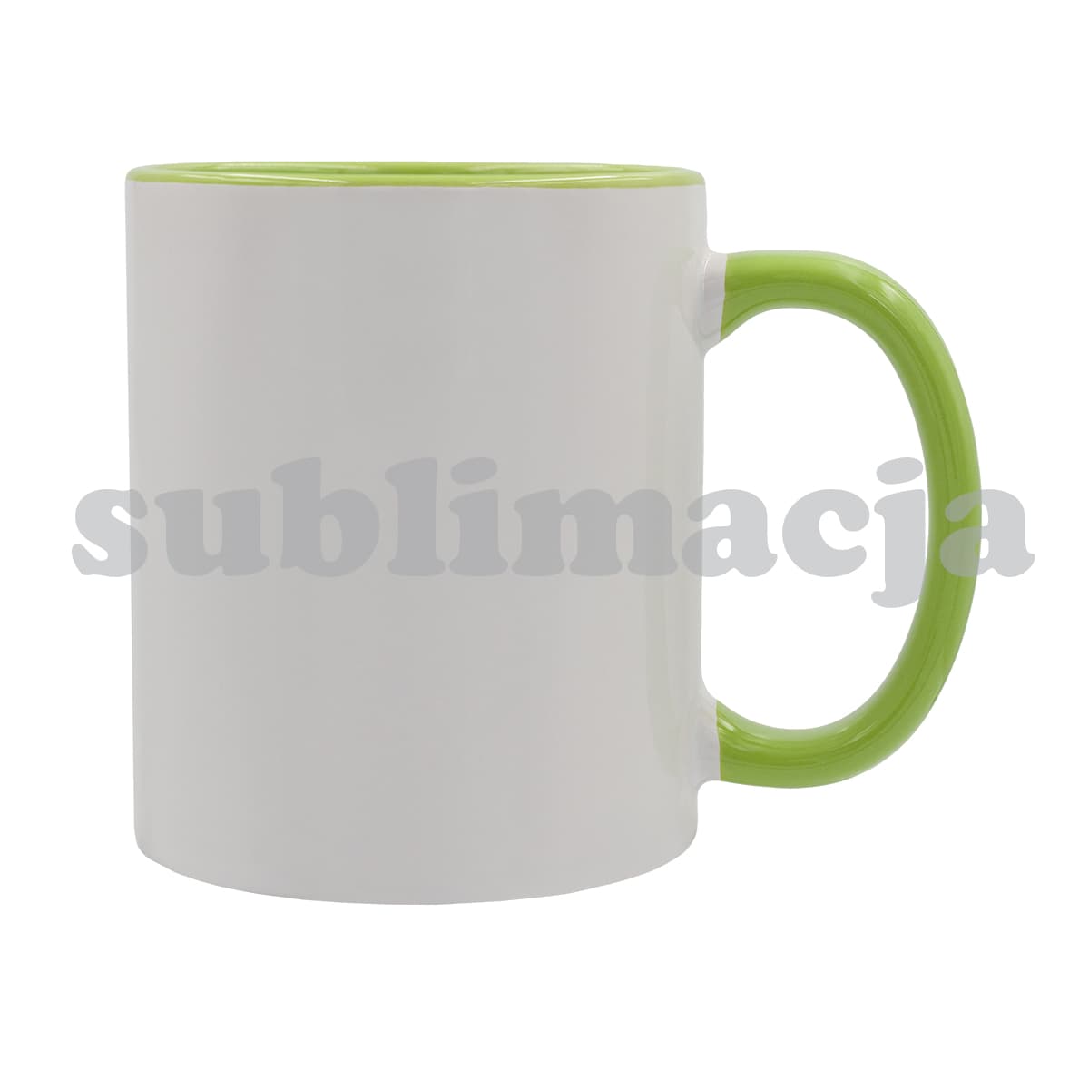 Kubek z powłoką sublimacyjną Gaeta 330 ml, jasny zielony