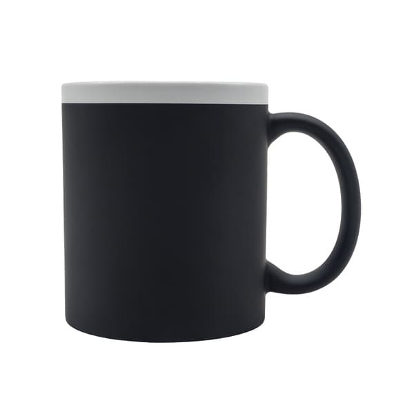 Kubek ceramiczny Velutti 350 ml, czarny
