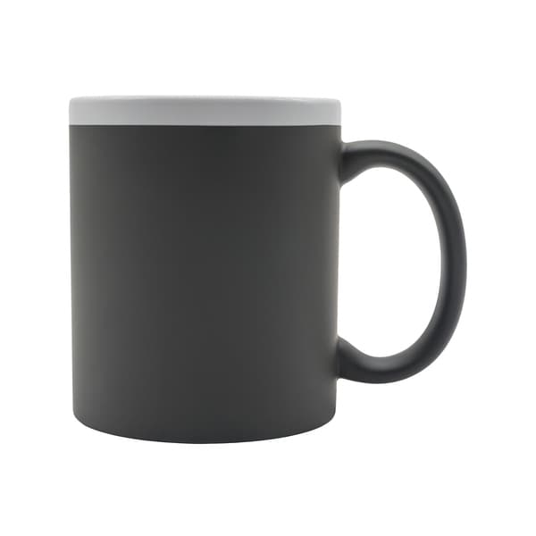 Kubek ceramiczny Velutti 350 ml, szary
